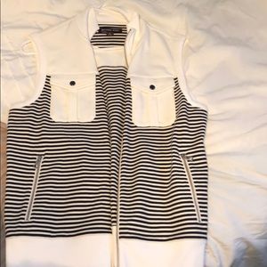Michael Kors Black and White Vest